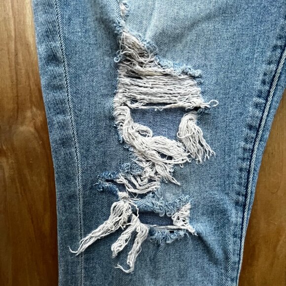 ABERCROMBIE & FITCH CURVE LOVE HIGH RISE SUPER SKINNY ANKLE WOMEN’S JEANS 28/6 - Picture 7 of 16